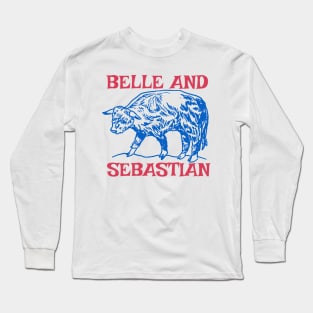 Belle and Sebastian Vintage Art Long Sleeve T-Shirt